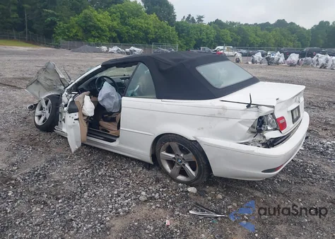 2004 BMW 325Ci z USA, uszkodzony, nr VIN WBABW33424PL24472